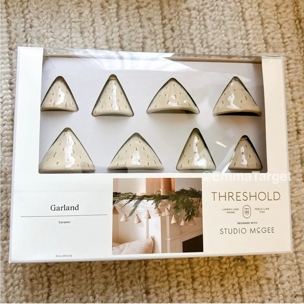 Ceramic Bell Garland - Threshold™ designed with Studio McGee